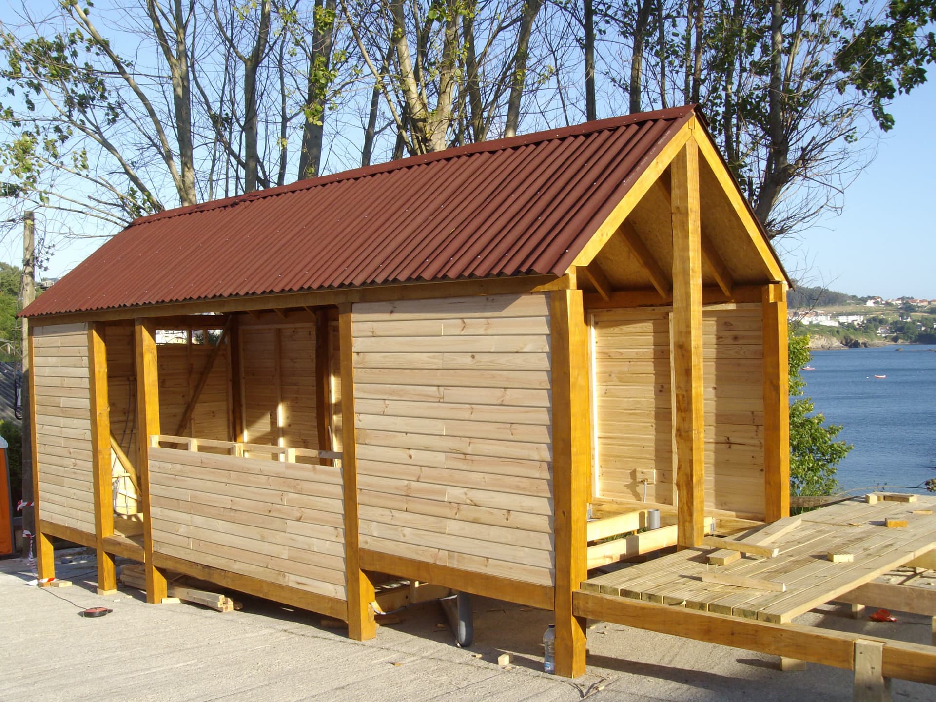 Cabañas y casas de madera en Abegondo (A Coruña)