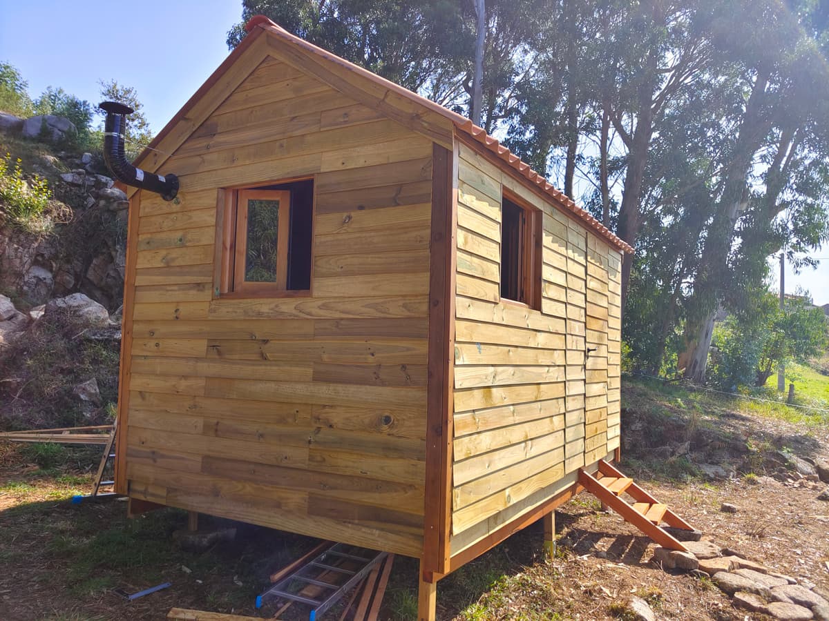 Cabañas de madera laminada