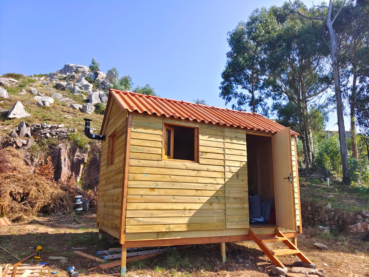 Cabañas de madera laminada