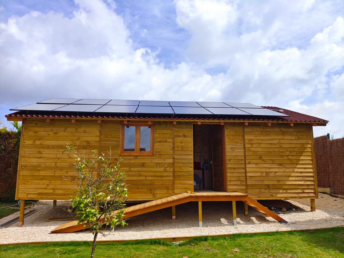 Cabañas de madera laminada