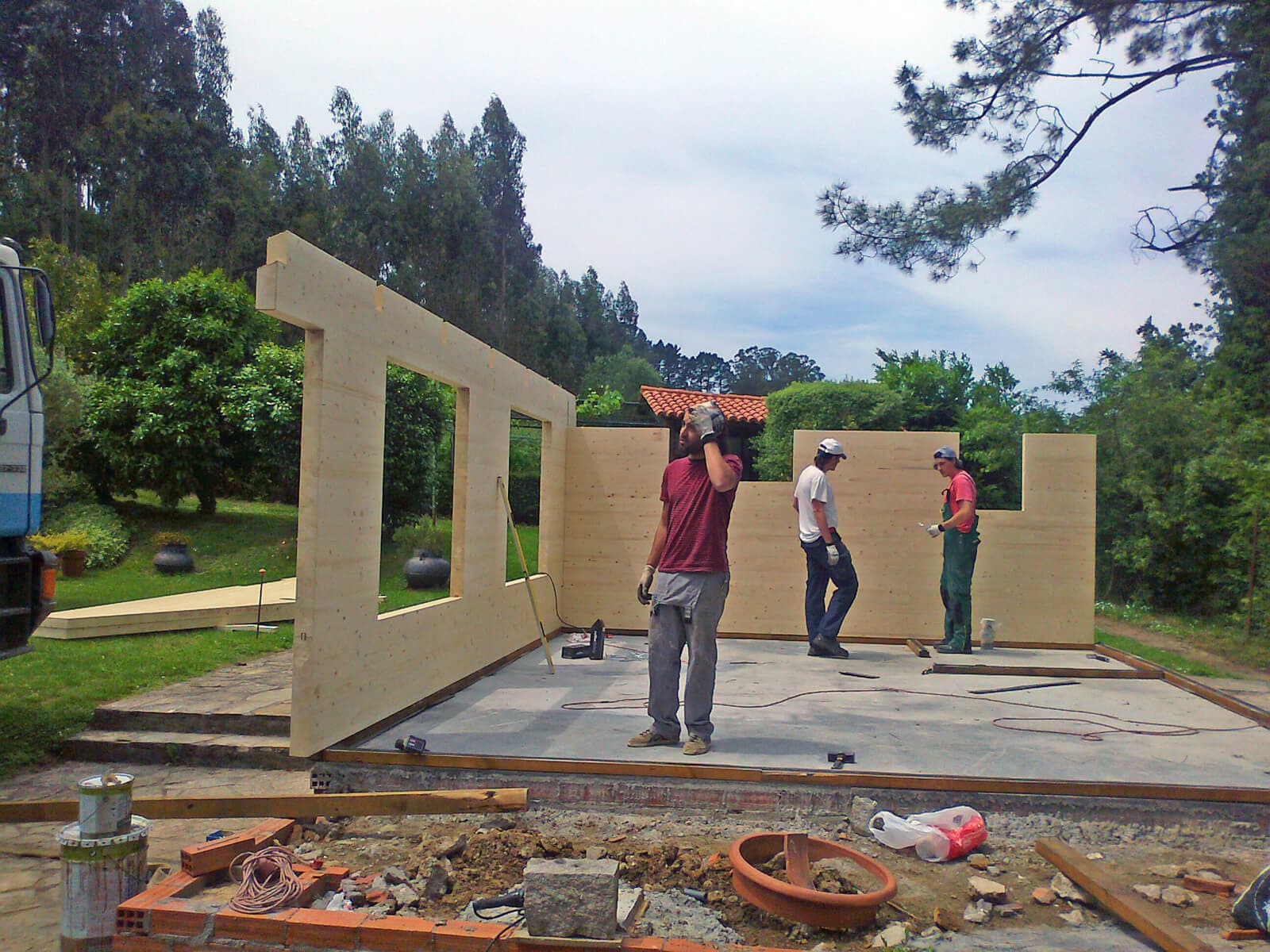 Cabañas de madera laminada