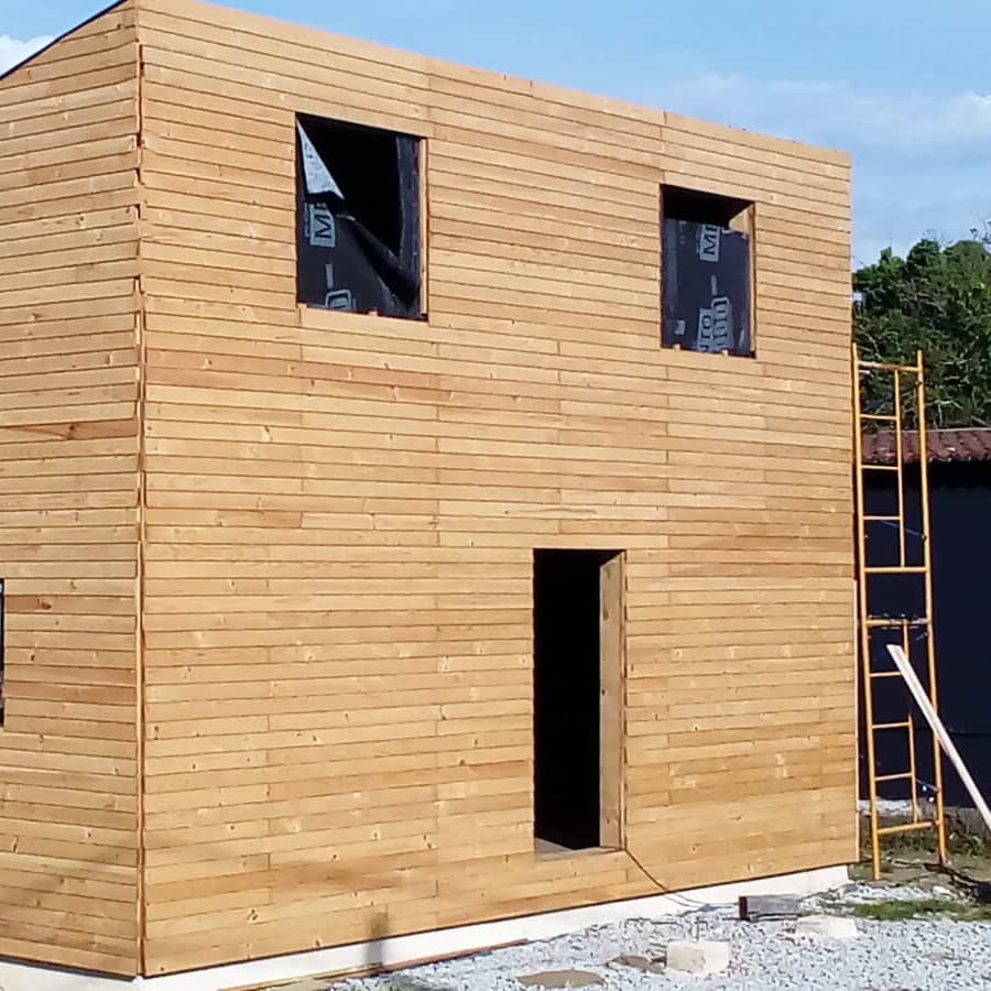 Casas cabaña loft con dos alturas