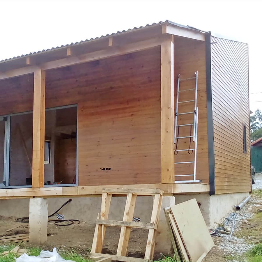 Casas cabaña loft con dos alturas