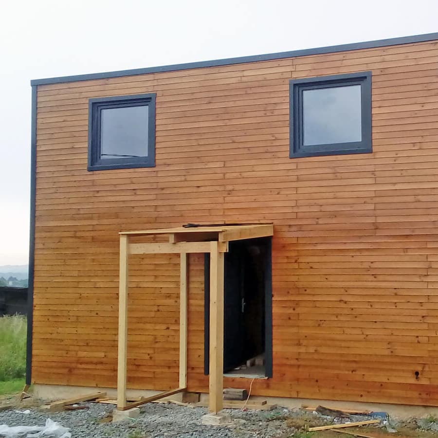 Casas cabaña loft con dos alturas