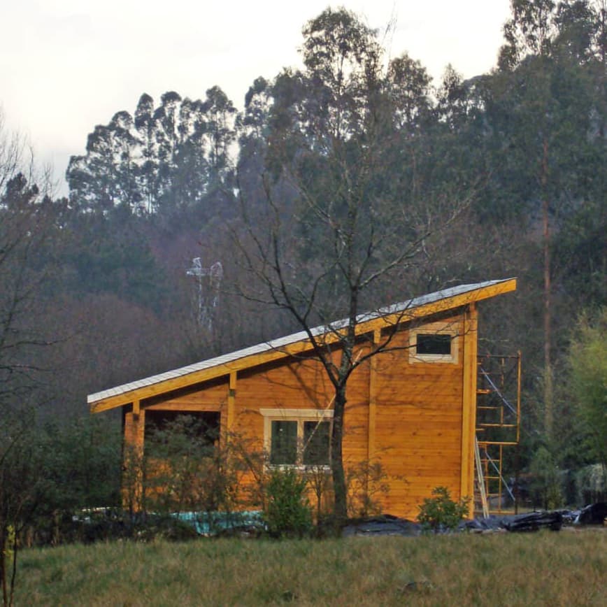 Casas cabaña loft con dos alturas