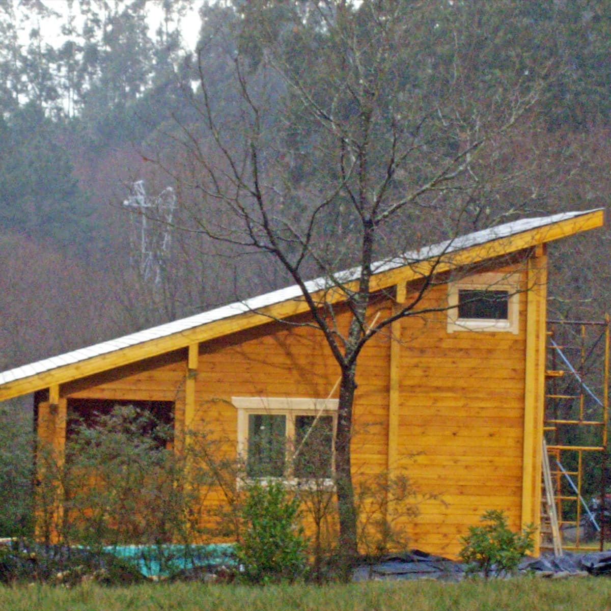 Casas cabaña loft con dos alturas