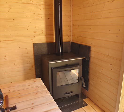 Sauna de madera en Galicia