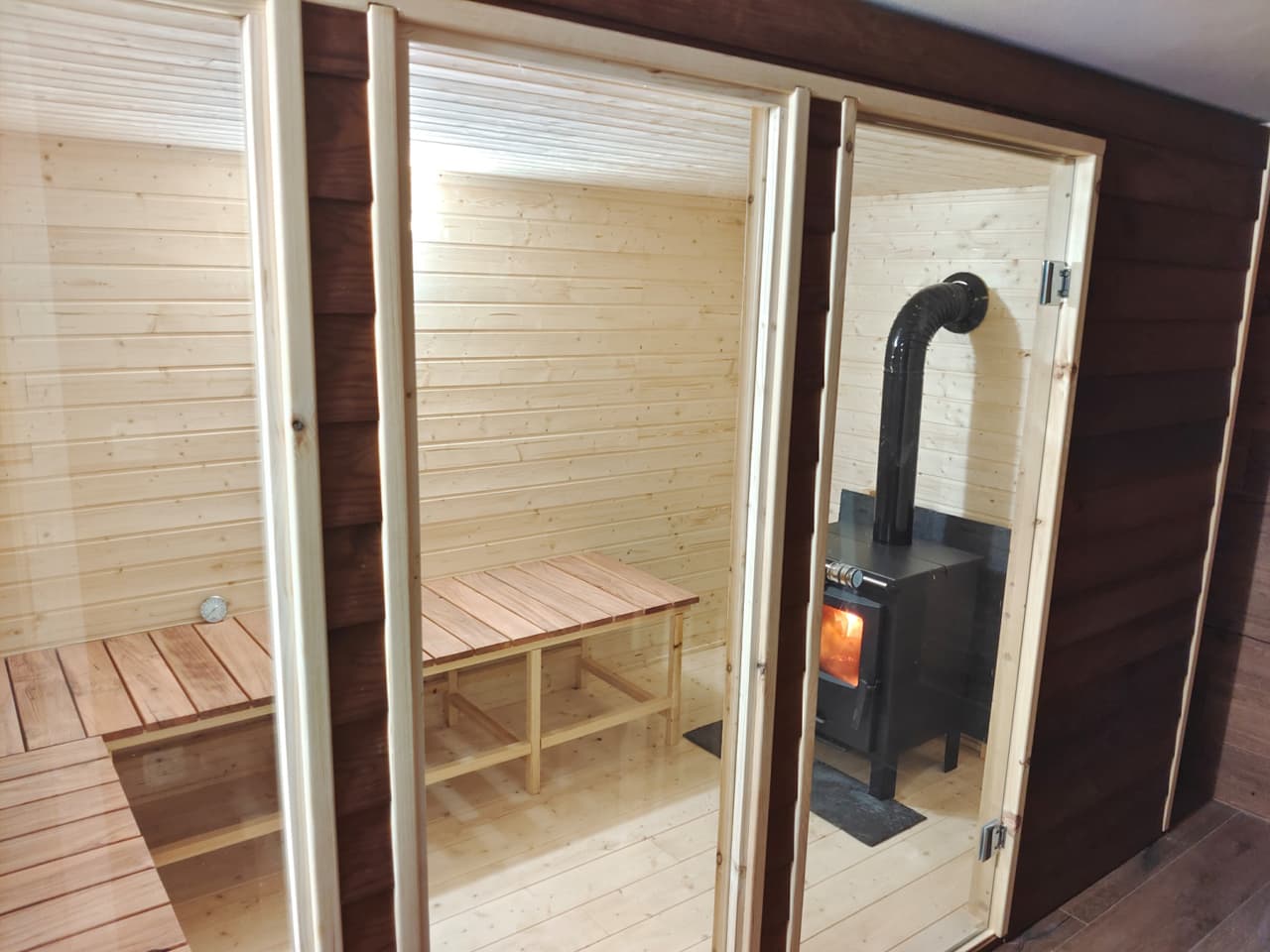 Sauna de leña en Galicia